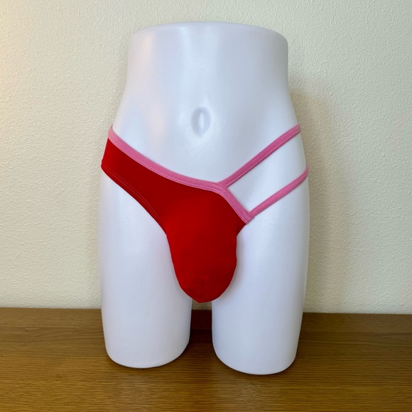 Andrew Christian Red Brief Size Medium - Picture 1 of 2